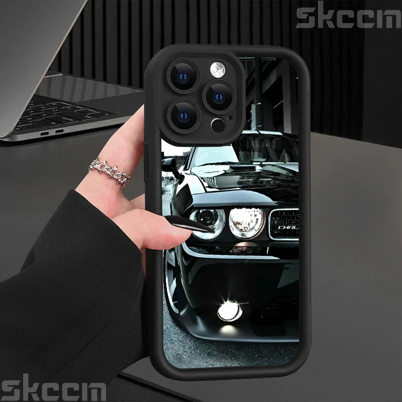 Car Pattern Silicone Phone Case