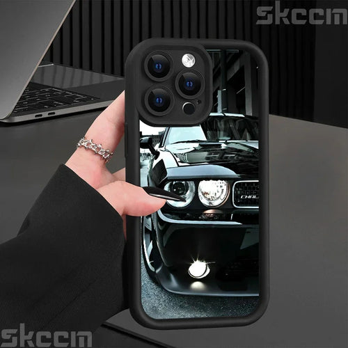 Car Pattern Silicone Phone Case