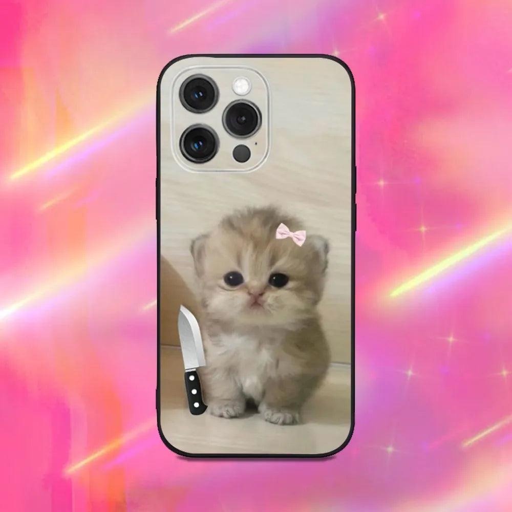 Funny Cute Cat Phone Case