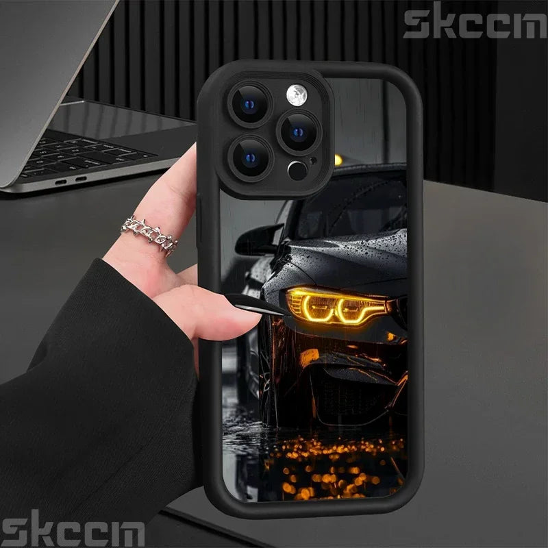 Car Pattern Silicone Phone Case