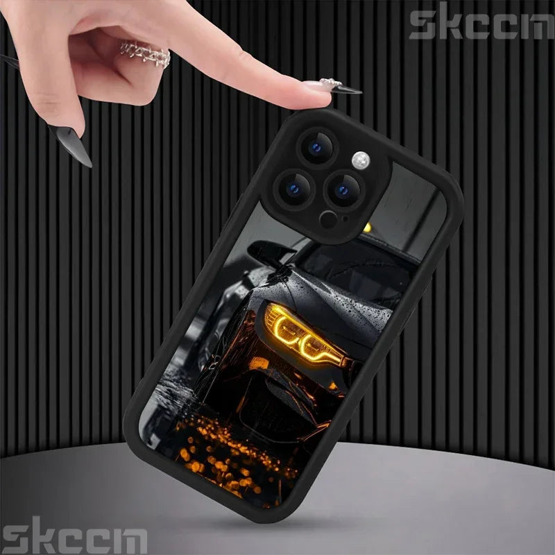 Car Pattern Silicone Phone Case