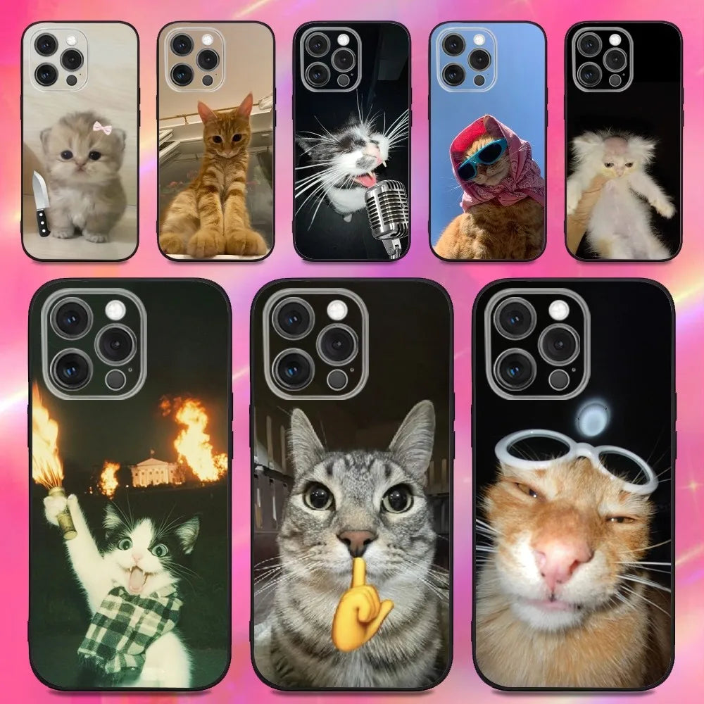Funny Cute Cat Phone Case