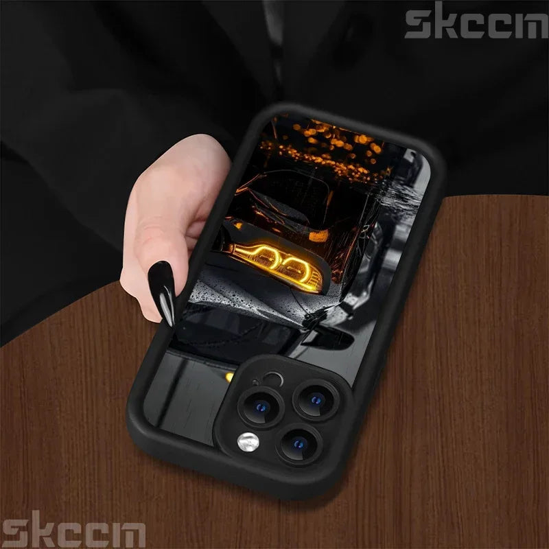 Car Pattern Silicone Phone Case