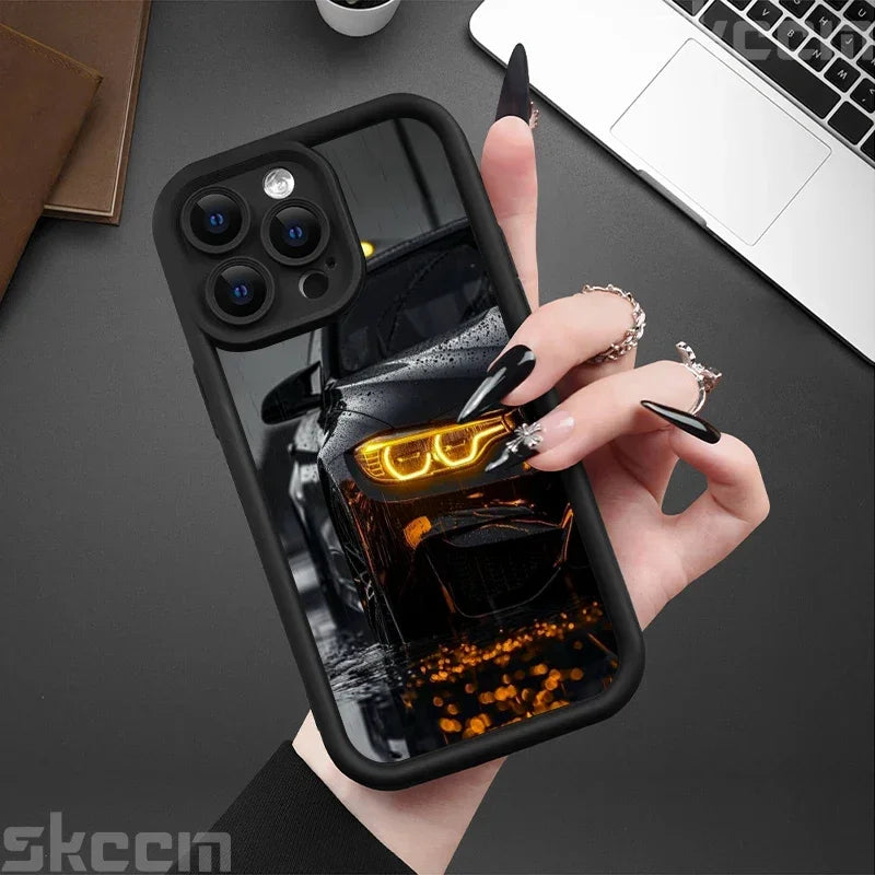 Car Pattern Silicone Phone Case