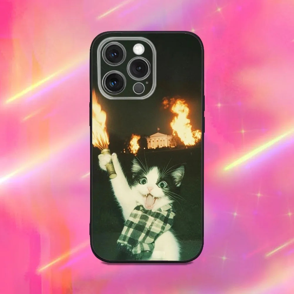 Funny Cute Cat Phone Case