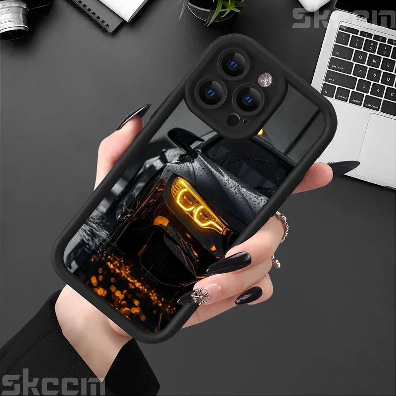 Car Pattern Silicone Phone Case