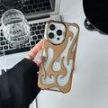 3D Hollowed Flame Phone Case